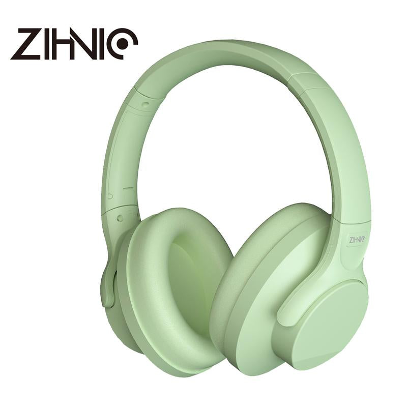 ZIHNIC WH-960 Active Noise Canceling Headphones,Bluetooth 5.4,Wireless Bluetooth Earbuds,Over Ear Foldable Sport Headset,Long Standby Powerful Battery Life Waterproof Long Standby Foldable Sport,On Ear Built-In Microphone Audio Earphones Electronic Foldin