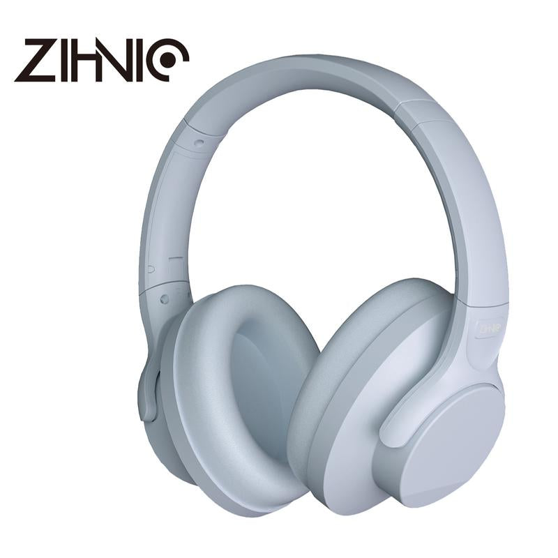 ZIHNIC WH-960 Active Noise Canceling Headphones,Bluetooth 5.4,Wireless Bluetooth Earbuds,Over Ear Foldable Sport Headset,Long Standby Powerful Battery Life Waterproof Long Standby Foldable Sport,On Ear Built-In Microphone Audio Earphones Electronic Foldin