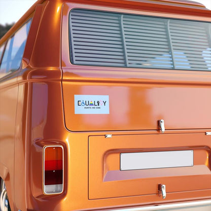 Equality Hurts No One Car Magnet/Bumper Sticker, Equal Rights, Pride, LGBT