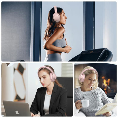 ZIHNIC WH-960 Active Noise Canceling Headphones,Bluetooth 5.4,Wireless Bluetooth Earbuds，Over Ear Foldable Sport Headset，Long Standby Powerful Battery Life Waterproof Long Standby Foldable Sport,On Ear Built-In Microphone Audio Earphones Electronic Foldin